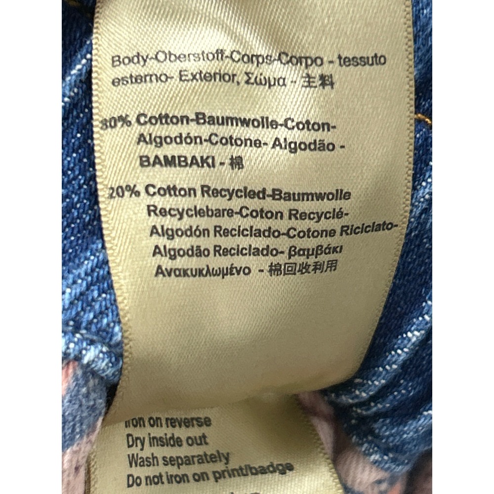Scotch & Soda Denim Skirt Womens Small Blue Paperbag Waist Button Front Mini - Picture 9 of 9